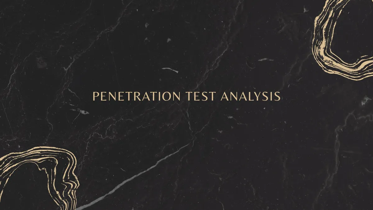 Penetration Test Analysis