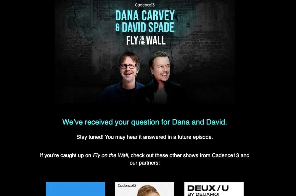 Fly On The Wall Podcast - Email Marketing